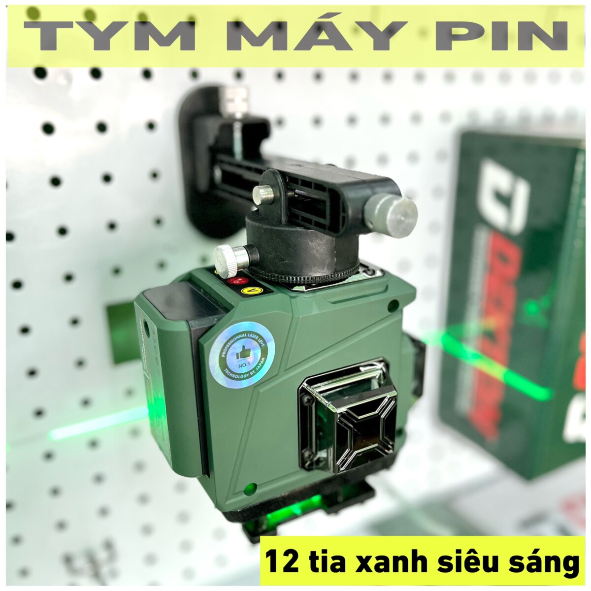 Máy cân bằng laser 12 tia xanh Toyama 0509 bản cao cấp