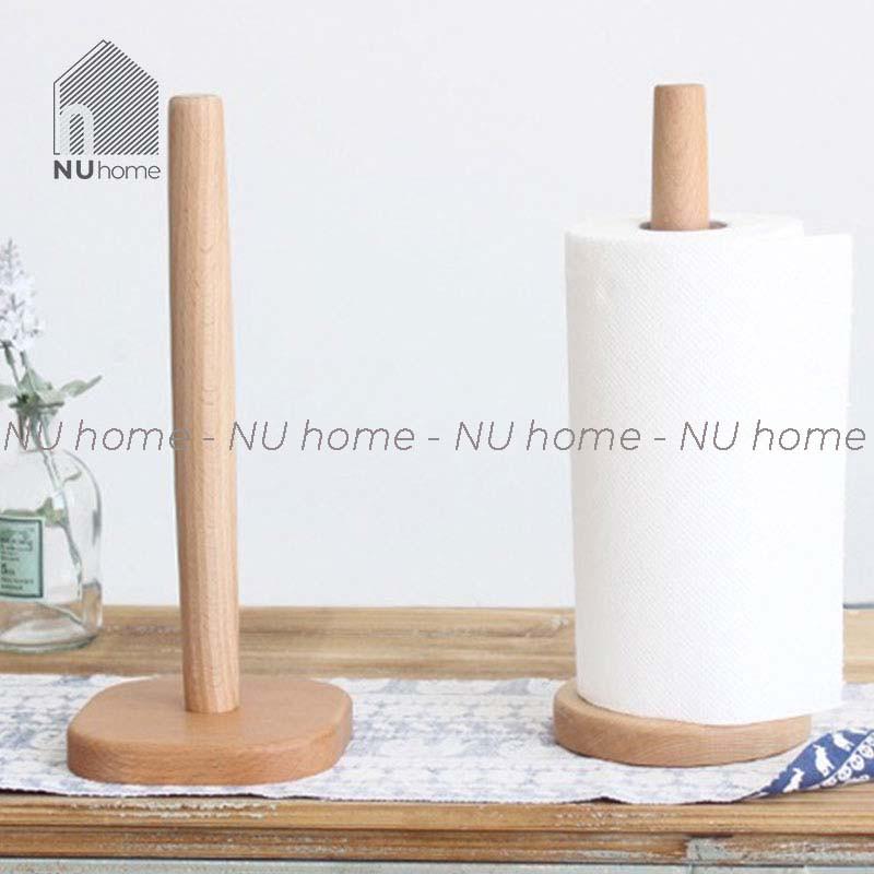 Cây để giấy ăn - Kami, cây để giấy nhà bếp bằng gỗ tự nhiên cao cấp, thiết kế đơn giản, hiện đại