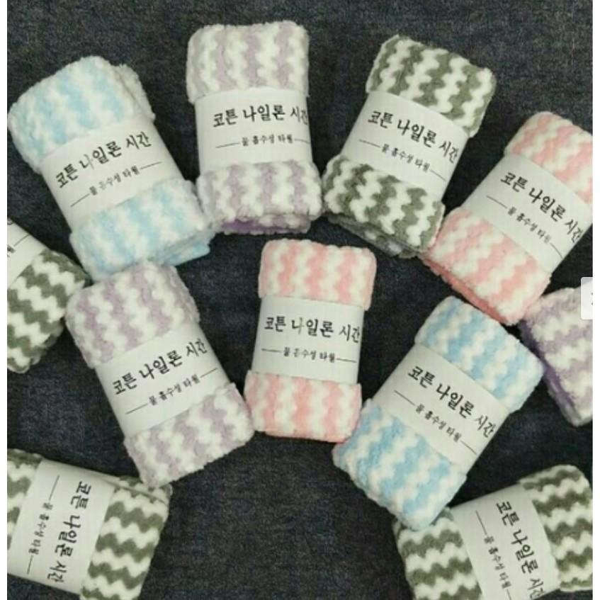 COMBO 5 KHĂN MẶT - KHĂN GỘI ĐẦU XUẤT HÀN