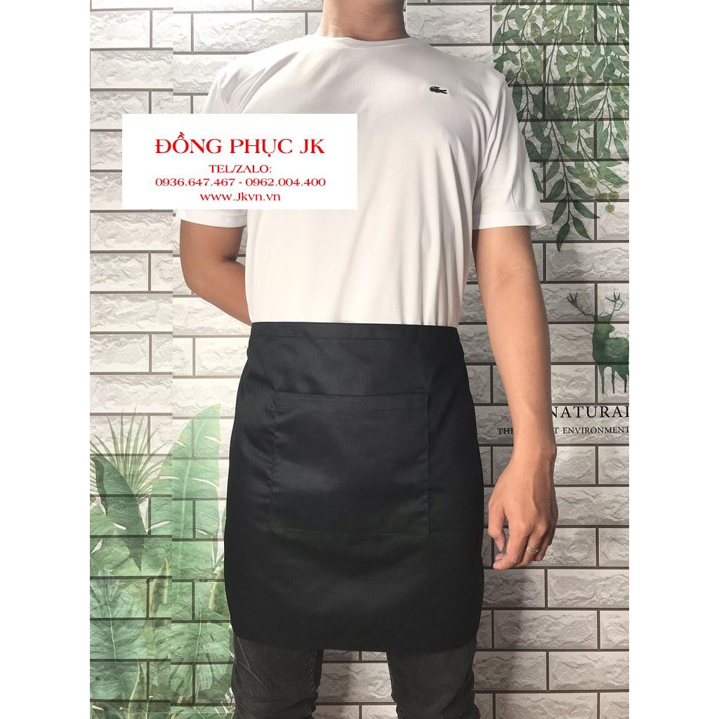 Tạp dề ngắn trơn Nam Nữ thích hợp làm đồng phục nhà hàng cafe