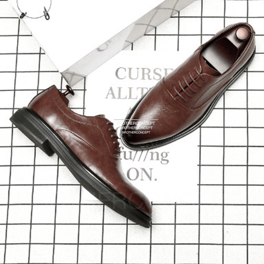 Giày Tây Oxford SCL Brown