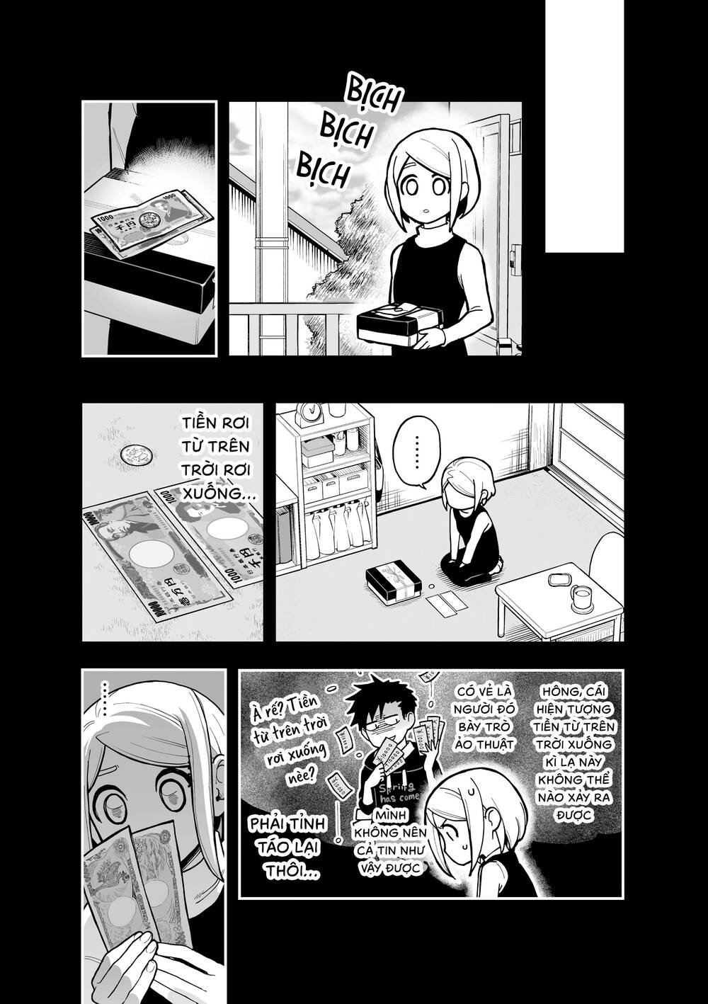 a story about a man and a woman and when they sleep together, money appears out of nowhere chapter 15.1 17