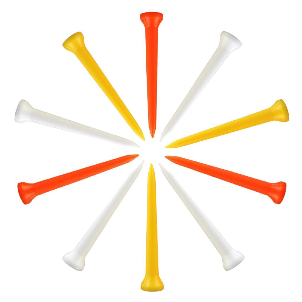 3x 10Pcs Bulk Golf Professional Tees Durable Golf Nails Golf Size 69mm