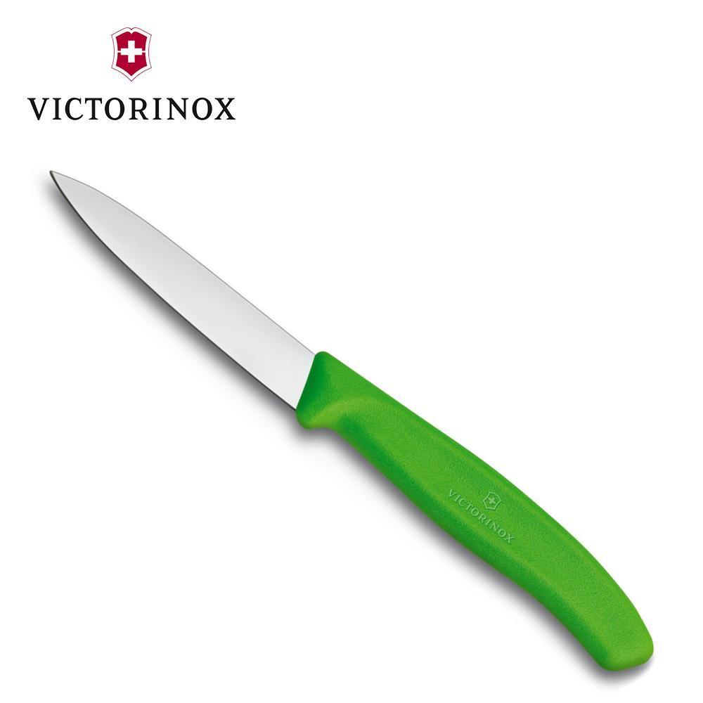 Dao cắt gọt rau củ VICTORINOX Paring Knives màu xanh lá (8 cm straight blade) - Hãng phân phối chính thức 6.7606.L114