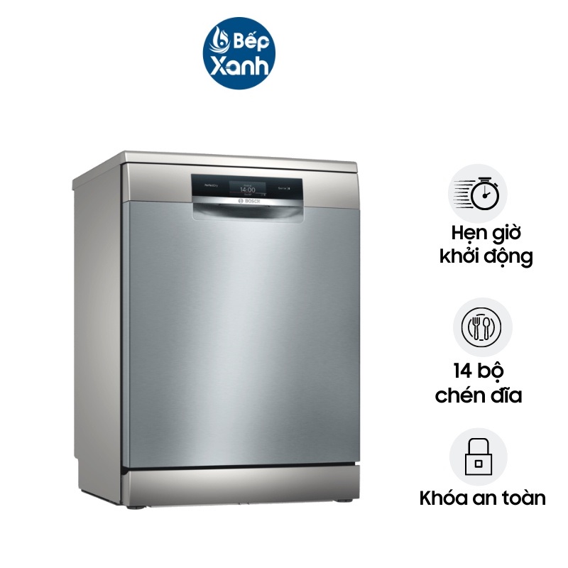 Máy Rửa Chén Độc Lập Bosch HMH.SMS8YCI01E (Series 8) - 14 Bộ - 8 Chương Trình Rửa - Hàng Chính Hãng