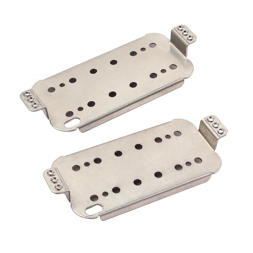 2X Electric guitar humbucker double coil pickup base plate for guitar