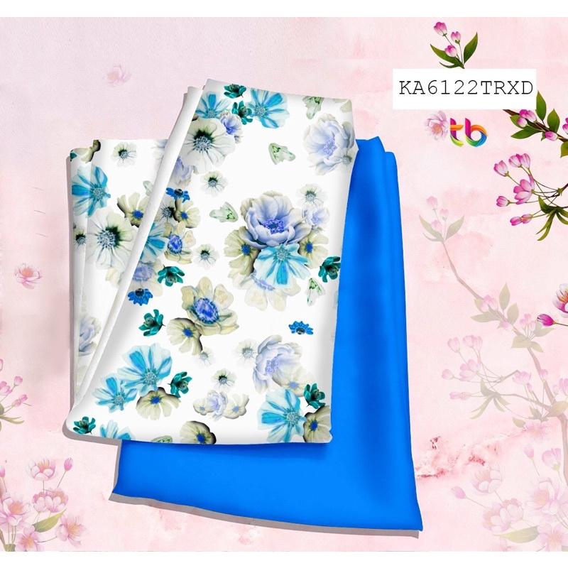 Vải áo dài hoa nhí