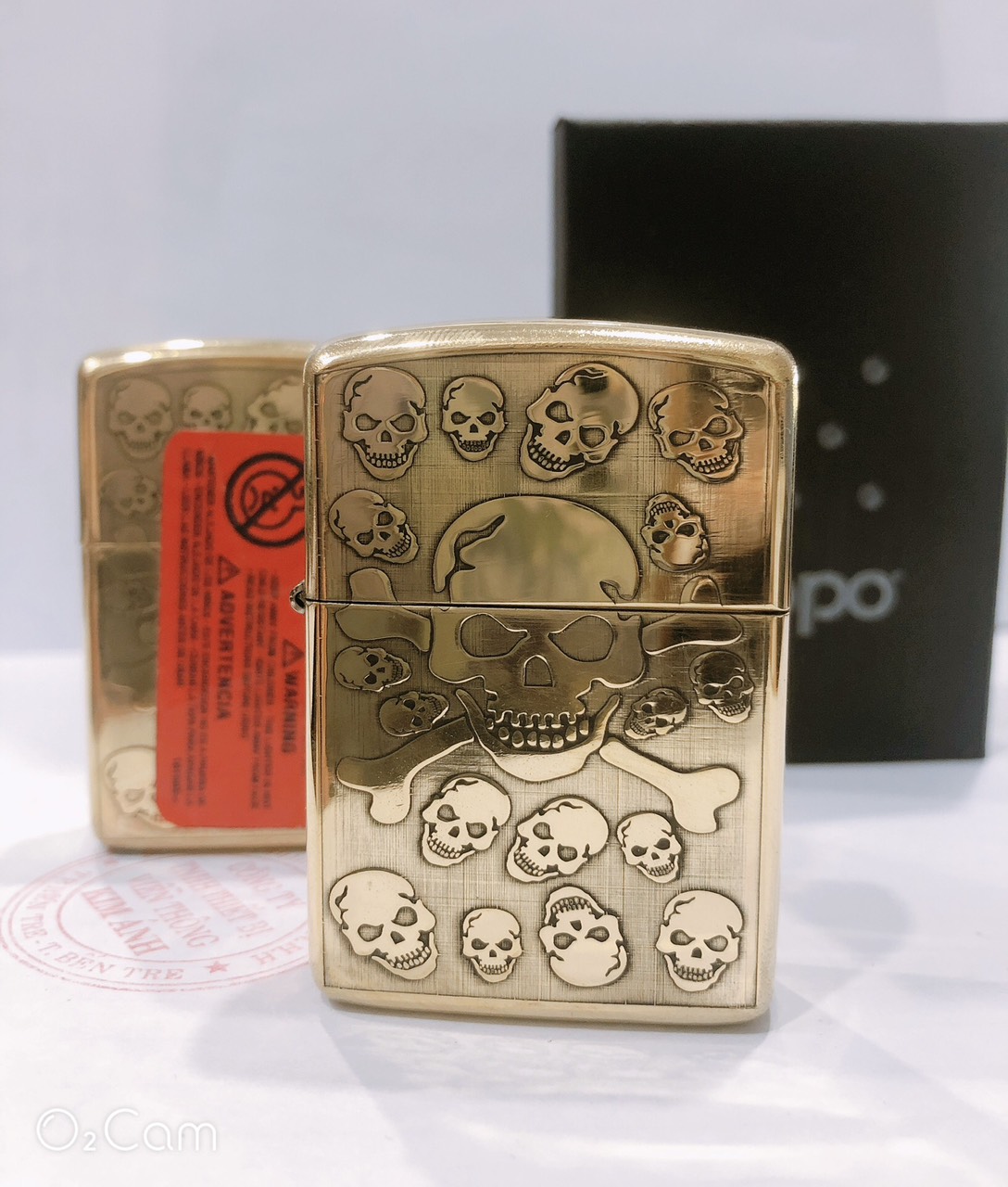 Bật lửa, hộp quẹt  Armor vỏ dầy, khắc chìm chủ đề Hải Tặc, Hàng loại 1 vỏ bằng đồng có tem đỏ