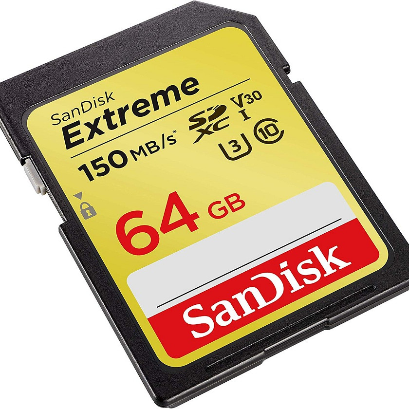 Thẻ Nhớ SDXC Sandisk Extreme 150MB/s 64GB - Hàng Nhập Khẩu