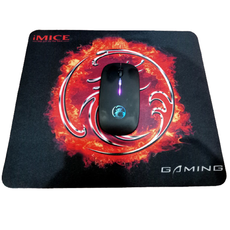 Miếng Lót Chuột, Bàn Di Chuột, Mouse Pad  IMICE (29 x 25 cm) - Hàng Chính Hãng Màu Ngẫu Nhiên