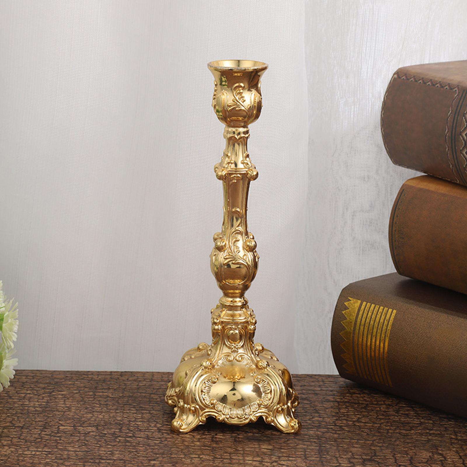 European Metal Candle Holder Pillar Stick Candlestick for Party Home