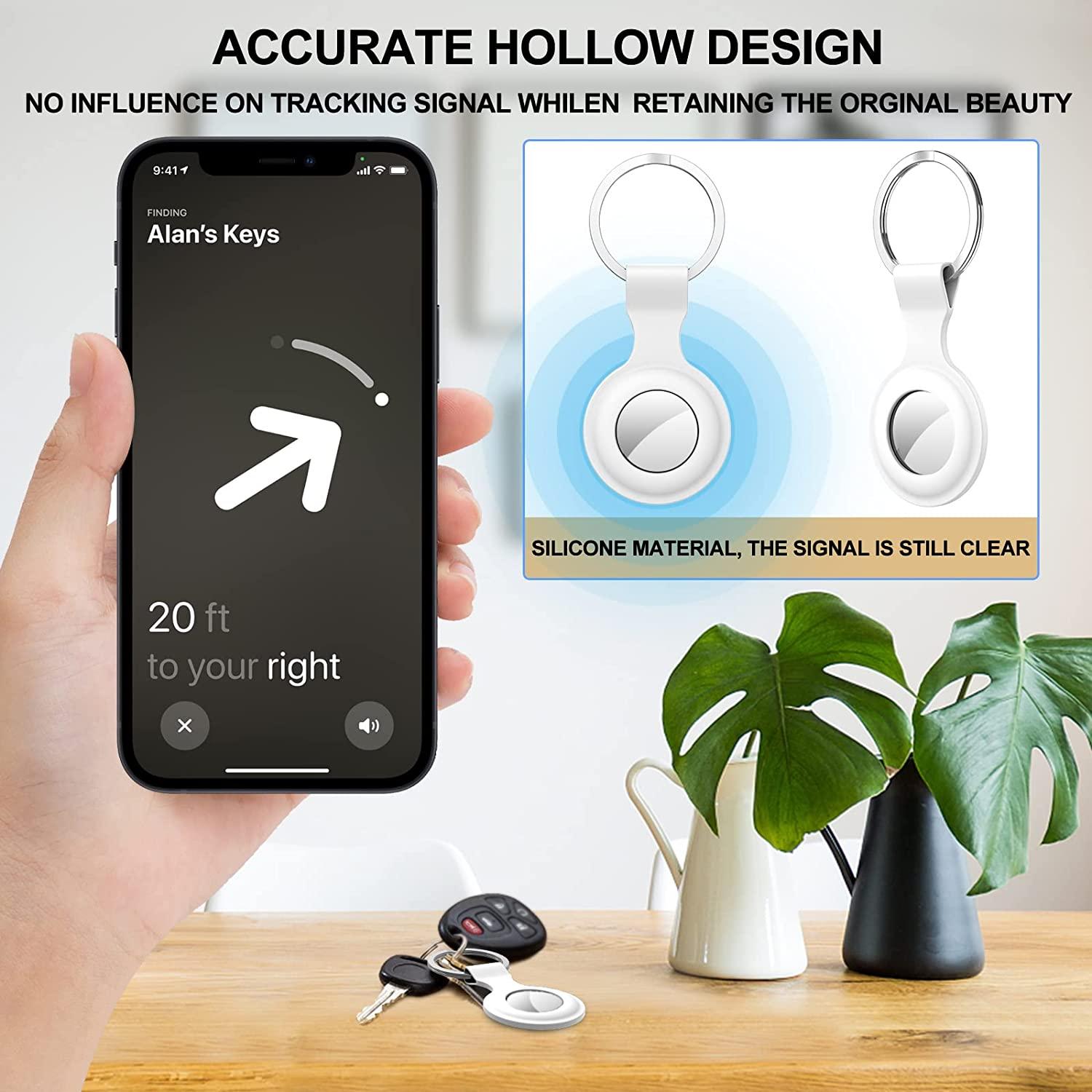 3 miếng Keyring cho mặt dây chuyền bảo vệ của Airtag