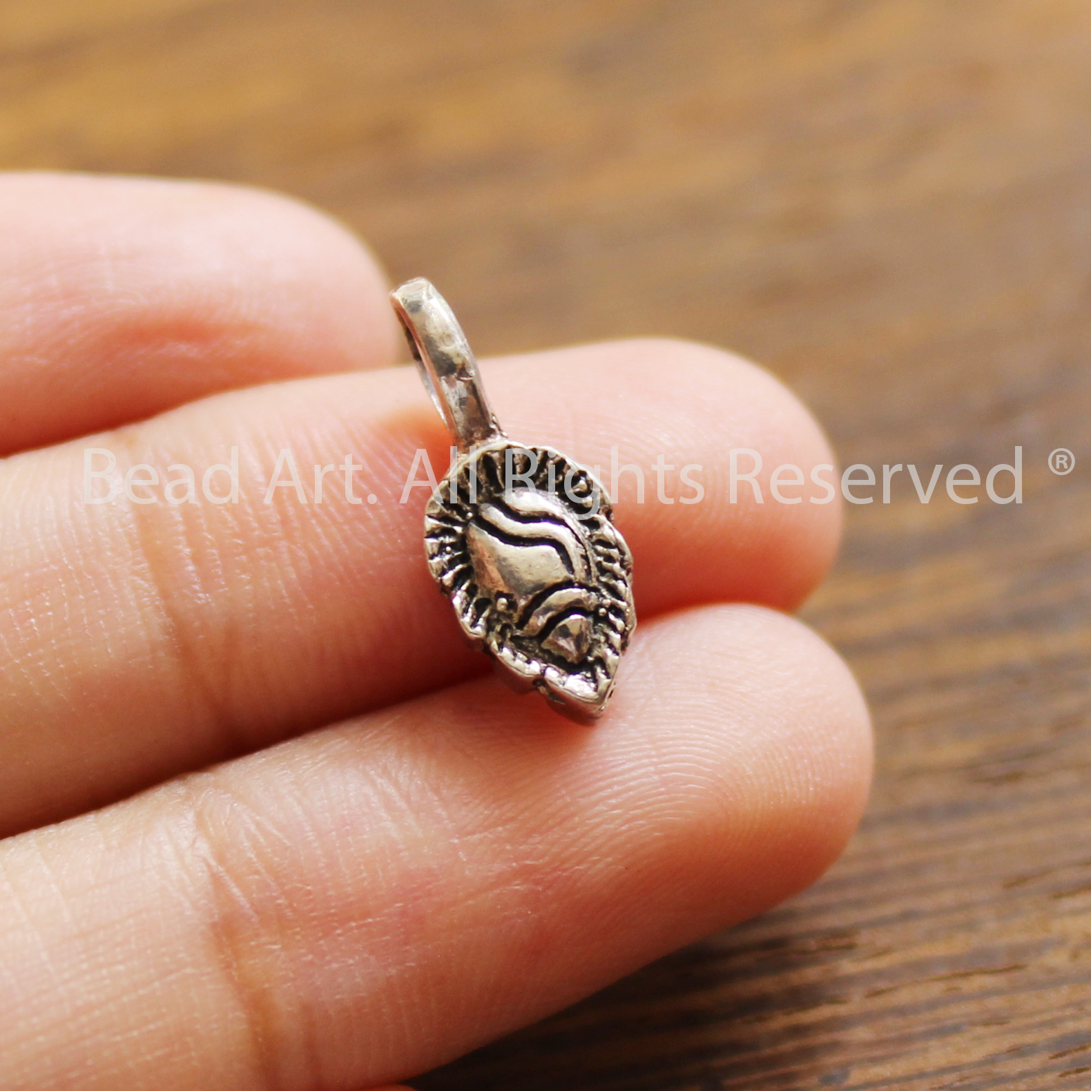 Charm Treo Nụ Hoa Sen Bạc 925, Phụ Kiện Phối Vòng Tay, Chuỗi Hạt, Trang Sức Phong Thuỷ - Bead Art