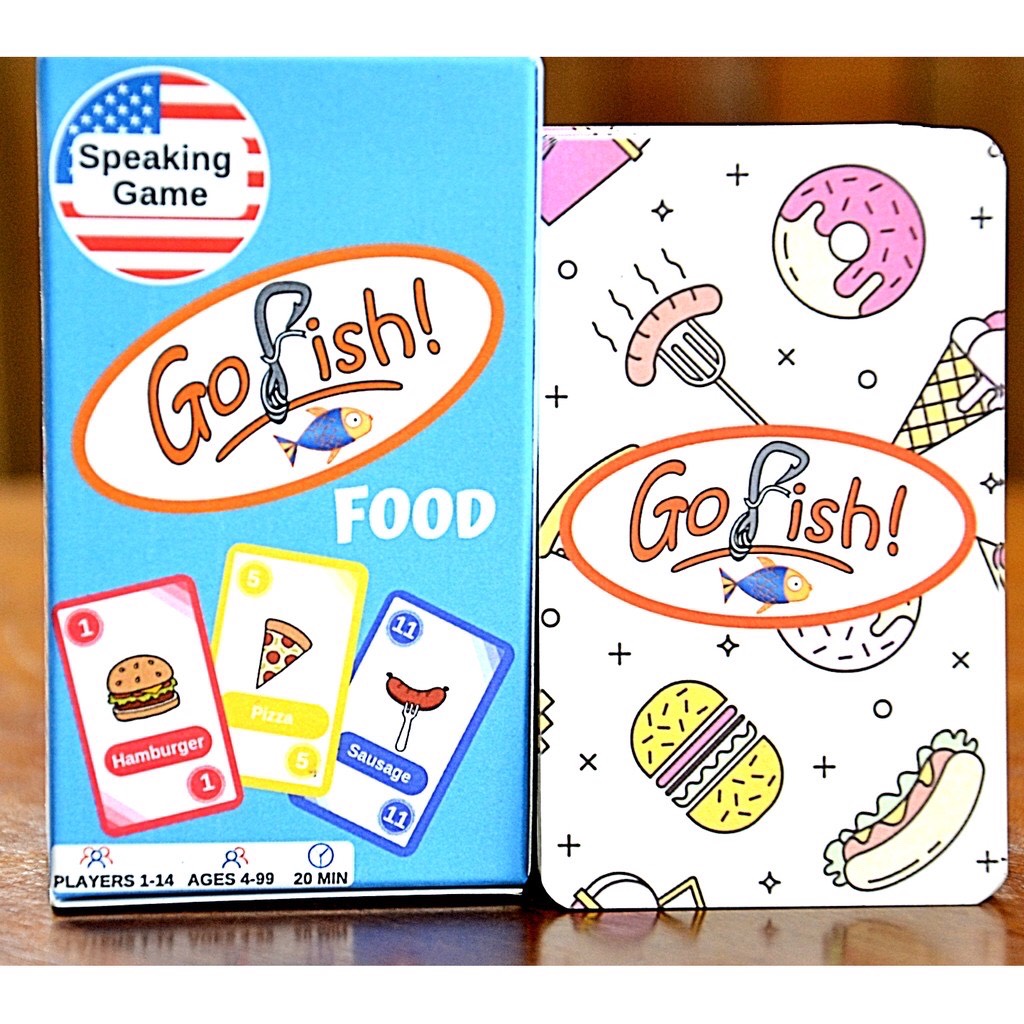 Go fish game &quot;Food&quot;