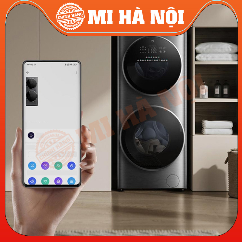 Máy Giặt Sấy Xiaomi Mijia 2 Tầng XM21 15Kg Sấy 7Kg Hàng chính hãng