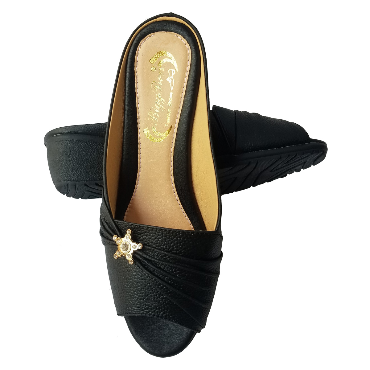 Dép sục nữ da bò thật cao cấp HKT220