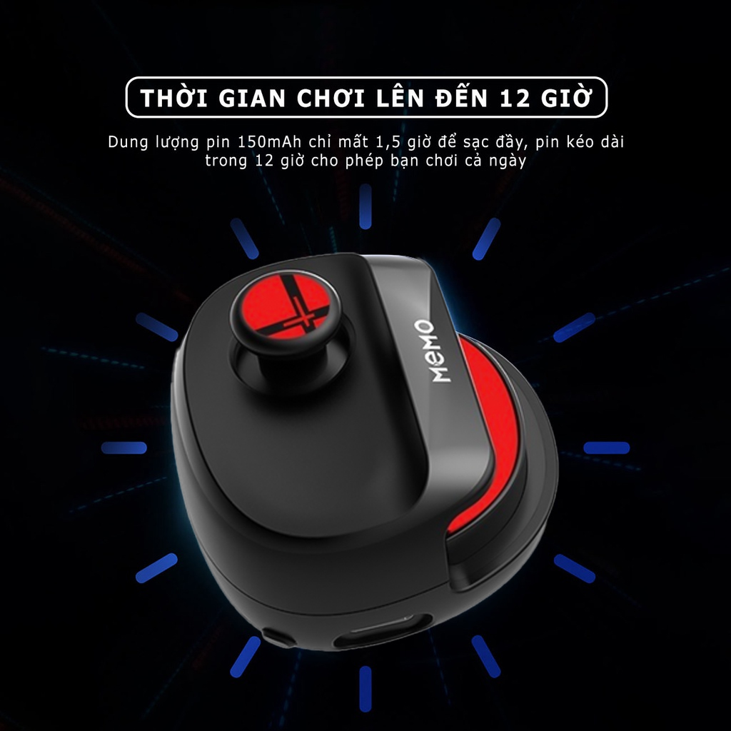 Tay Cầm Chơi Game Liên Quân Joystick Vinetteam Memo MB01 Auto Combo Bluetooth Chơi Tốc Chiến Pubg Freefire Genshin Impact - Hàng Chính Hãng