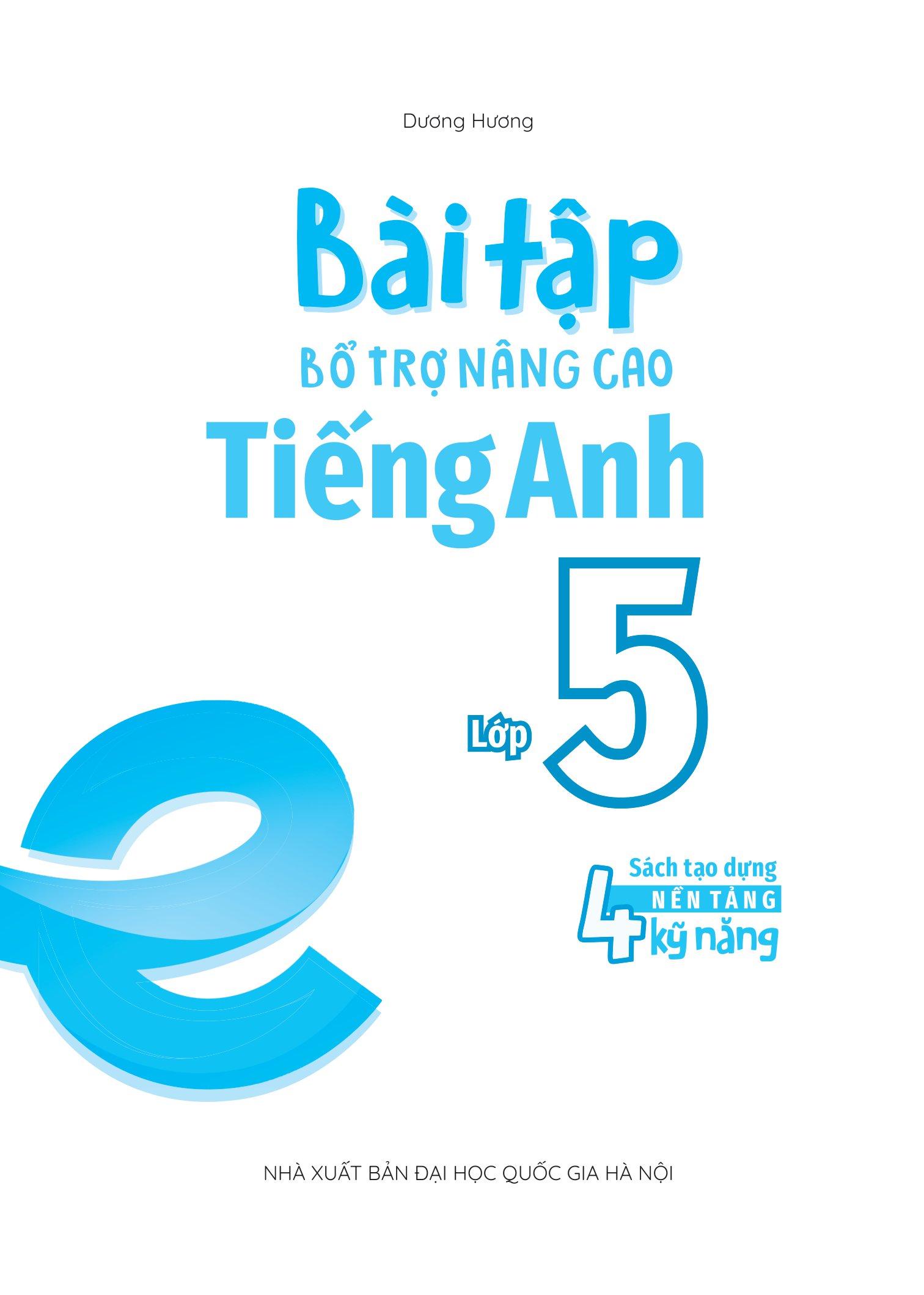Bài Tập Bổ Trợ Nâng Cao Tiếng Anh Lớp 5