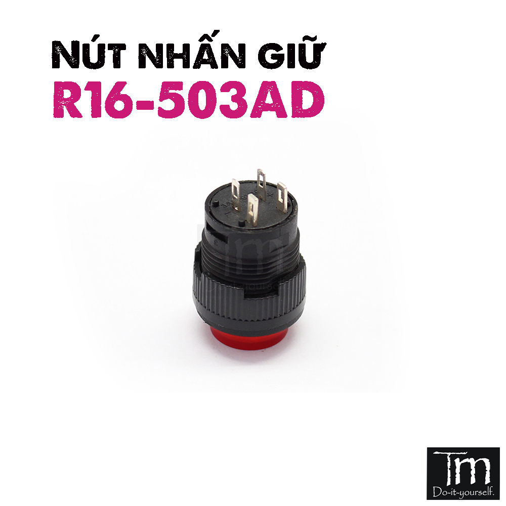 Nút Nhấn Giữ 16mm R16-503AD