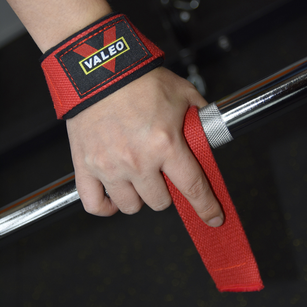 Dây kéo lưng tập GYM, Dây kéo Deadlift - Lifting Straps Valeo (1 Đôi)