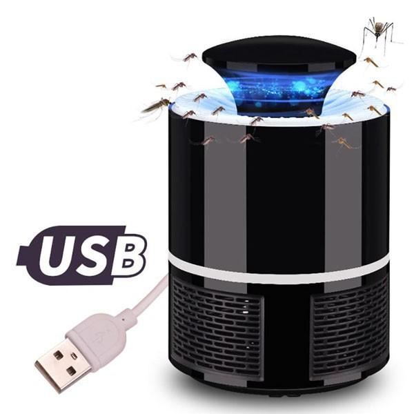 Đèn bắt muỗi thông minh hình trụ cắm cổng usb