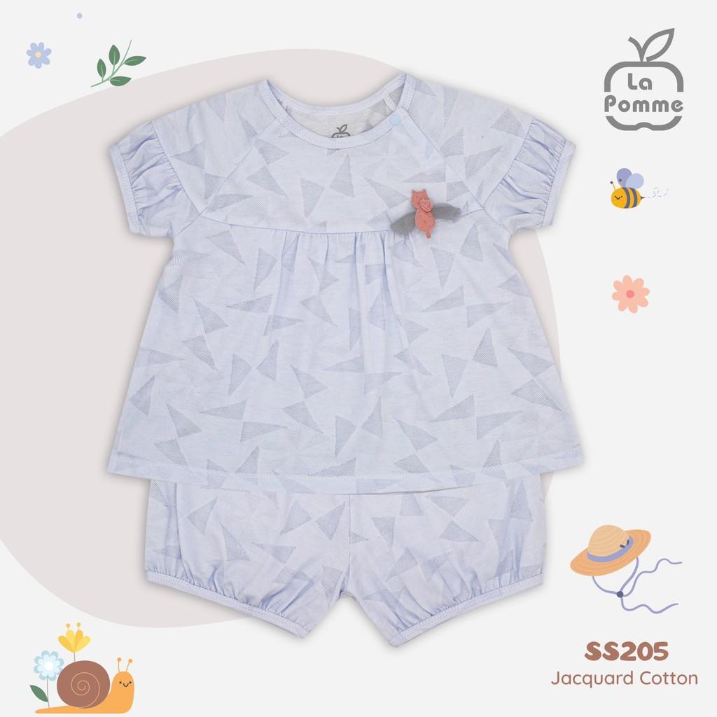 SS205 Bộ cộc tay La Pomme baby doll cho bé gái đến 5 tuôit