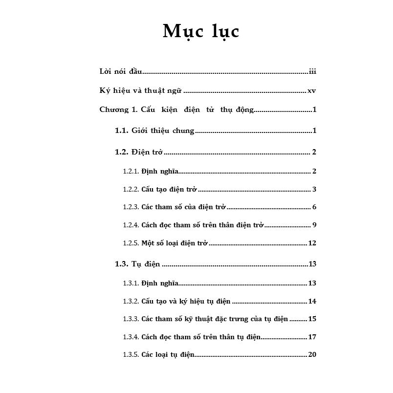 Giáo trình Cấu kiện Điện tử