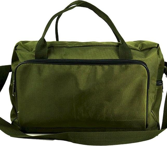Túi xách du lịch vải bố xanh rêu cao cấp AH size đại (49 x 19 x 30)