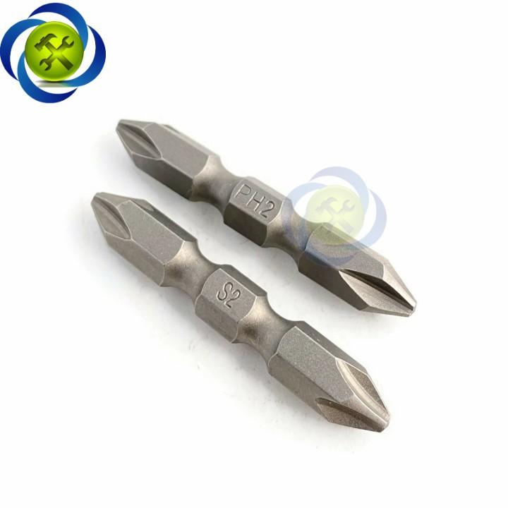 Mũi vặn vít 2 đầu PH2 Suretorq 1561-1002 PL màu xám dài 45mm