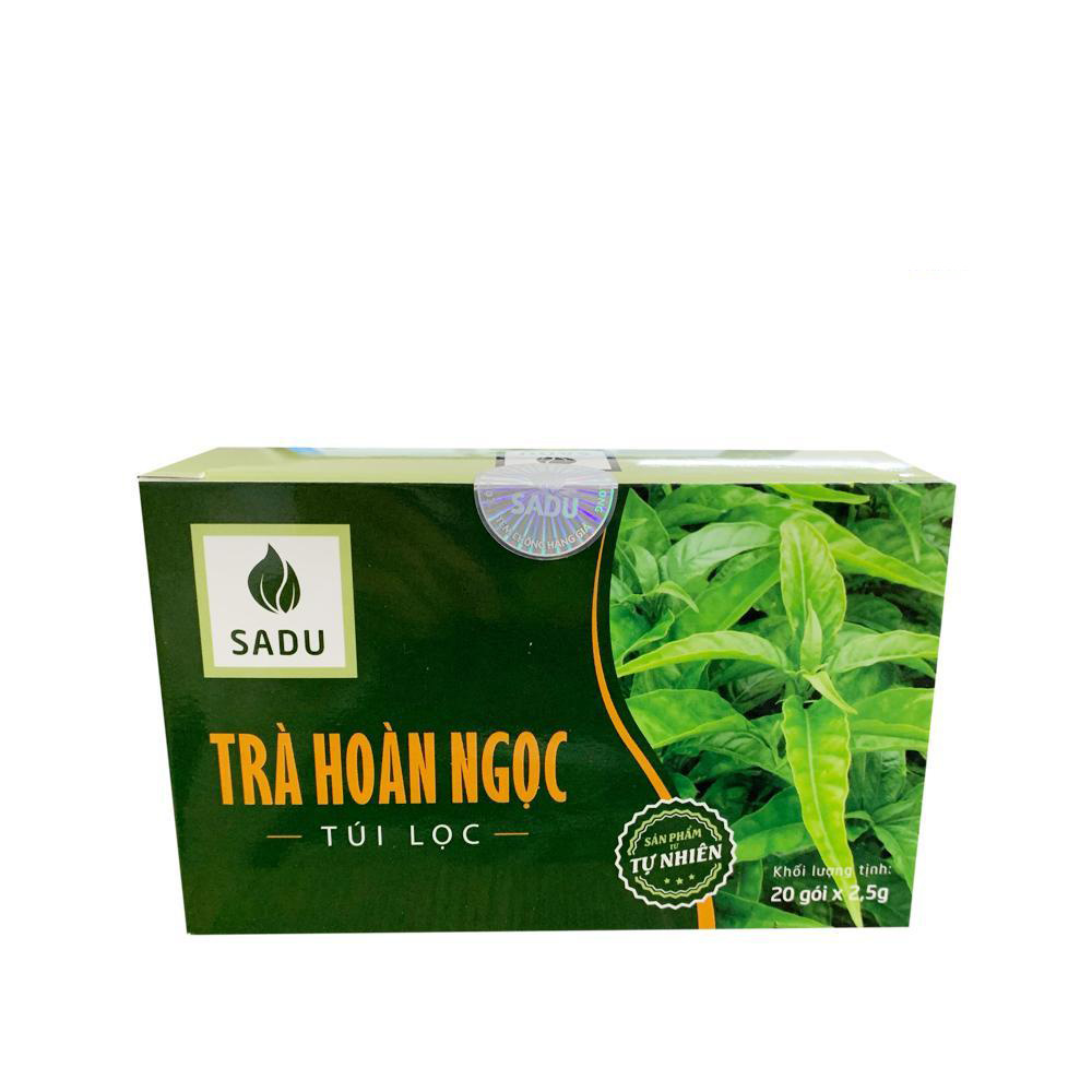 TRÀ HOÀN NGỌC SADU TÚI LỌC khôi phục sức khỏe cho người ốm yếu,suy nhược thần kinh, cảm cúm , rối loạn tiêu hóa, chấn thương, chứng nhận ATTP,không chất bảo quản