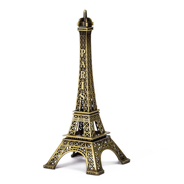 Mô hình tháp Eiffel cao 25 cm (Màu Vàng Rêu)