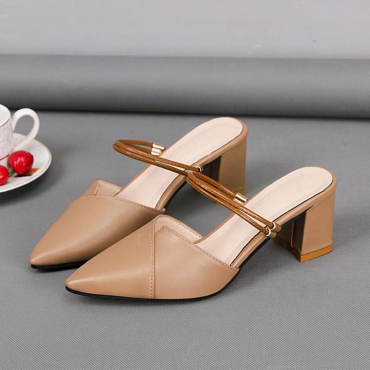 Sandal Nữ Soras ️️ Giày Sandan Nữ Cao Gót Chụp Ngón SIÊU CUTE Chuẩn Hàn Quốc S2018