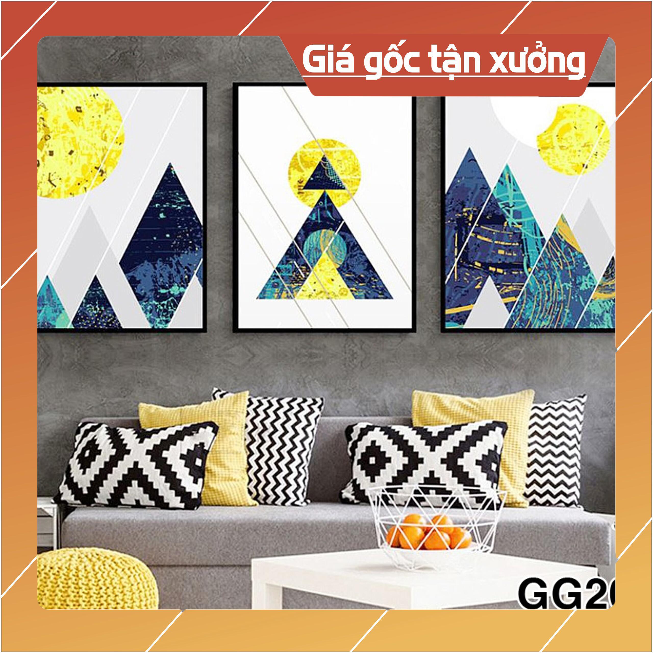 Bộ tranh treo tường phong thủy trang trí nội thất đẹp và giá tại xưởng mới nhất thị trường ĐL 01