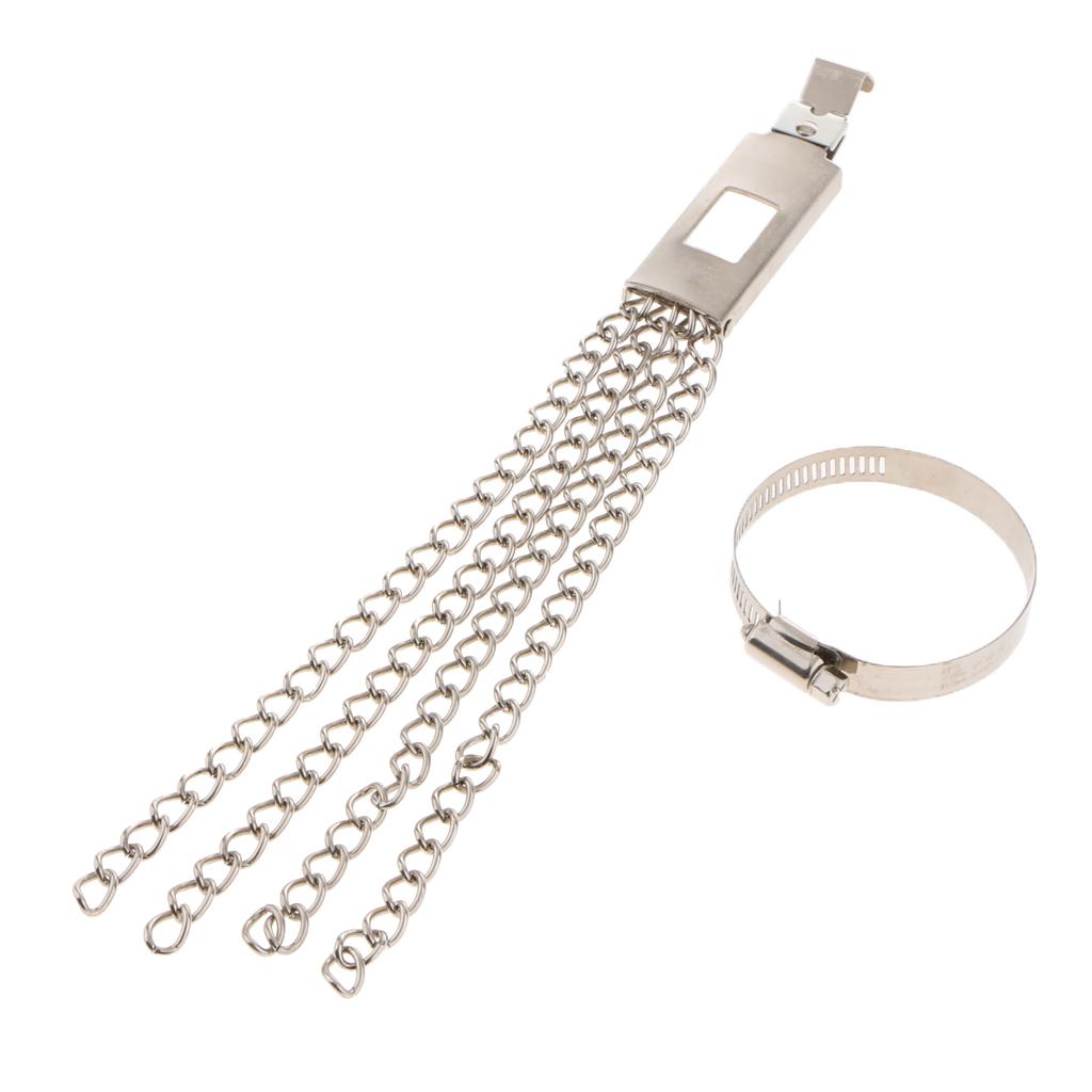 Universal Car Anti Static Strap Belt Ground Wire Safety Chain W Hose Clamp