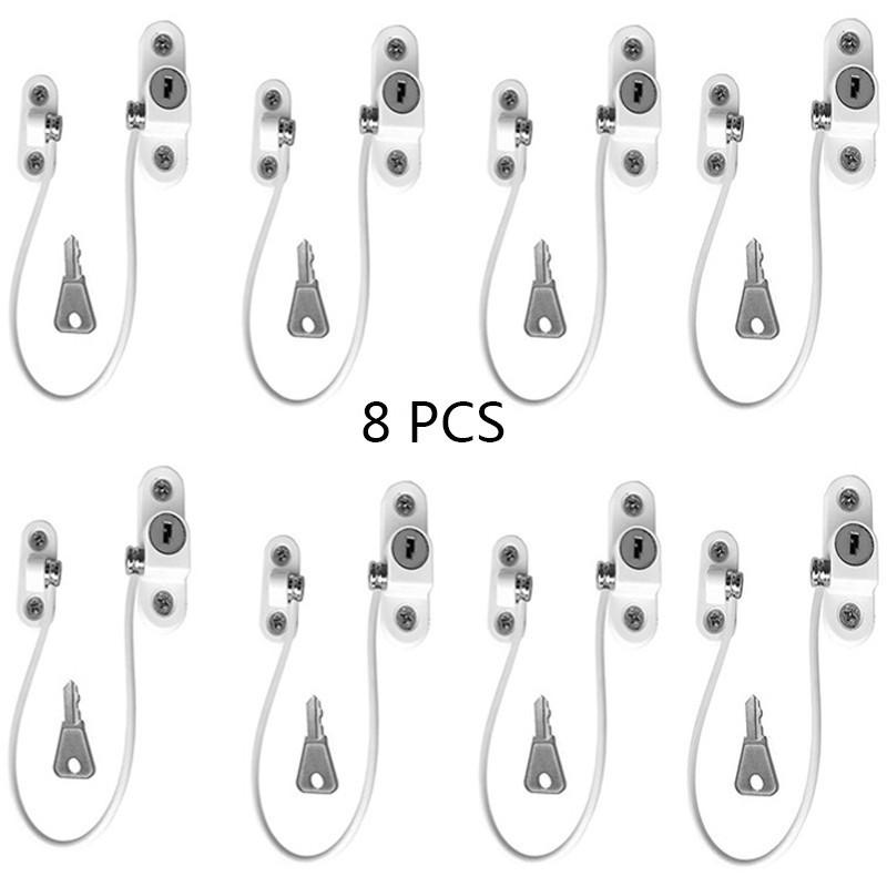 Bé Cửa Sổ Ổ Khóa An Toàn Bảo Vệ Cửa Sổ Limiter Ổ Khóa Trên Windows An Toàn Trẻ Em Trẻ Sơ Sinh An Ninh Con Móc Khóa Ngăn Kéo