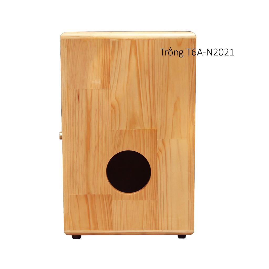 Trống cajon T6A-N2021 Tặng tài liệu học trống cajon