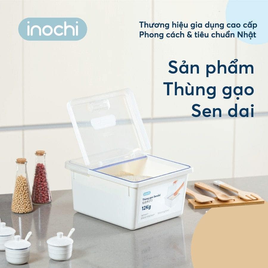 Thùng gạo Inochi Sendai 12kg