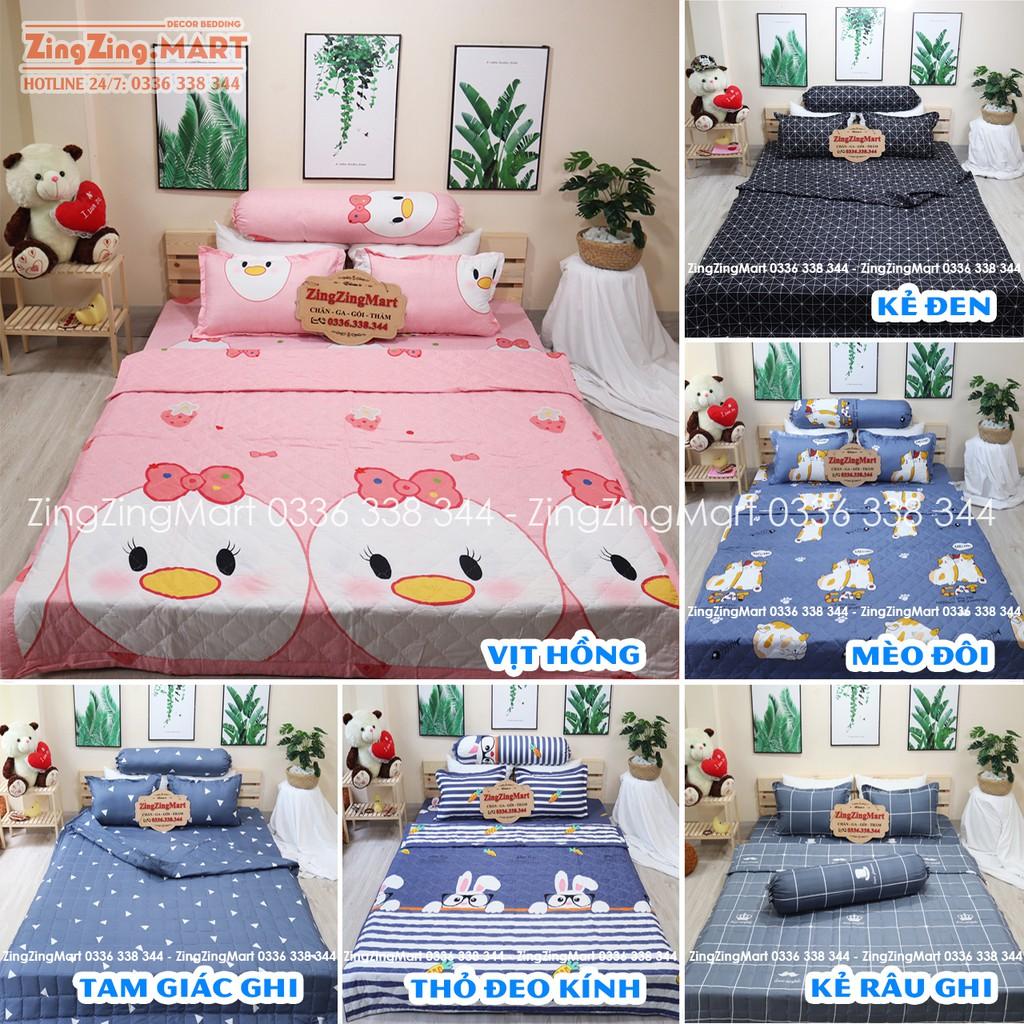 Bộ chăn hè Ga Gối Chất Đẹp Nhiều Mẫu m6/m8/2m2