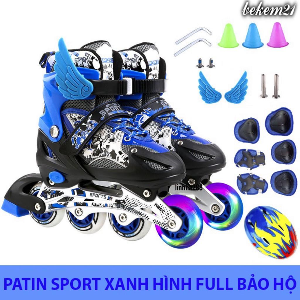 - Giày trượt Patin trẻ em, người lớn Sports đủ size số Giày Trượt Patin Người Lớn + Trẻ Em Siêu Bền