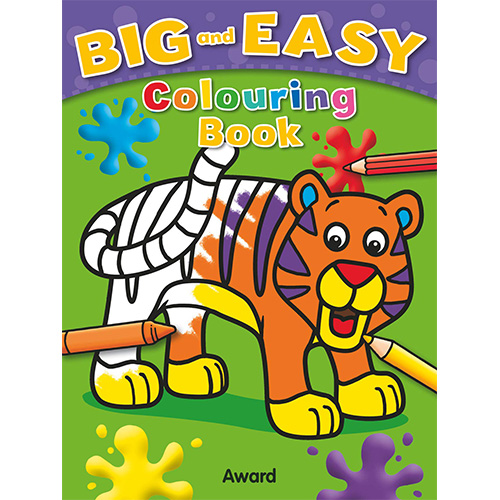 Big and Easy Colouring Books: Tiger