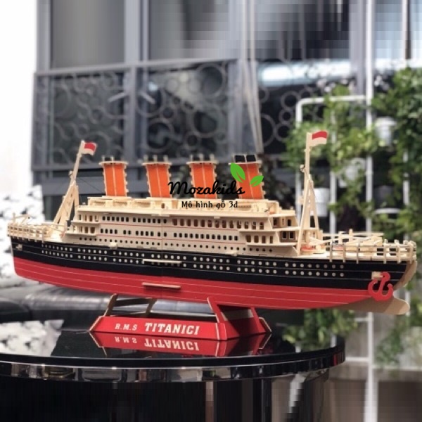 Đồ chơi lắp ráp gỗ 3D Mô hình Tàu RMS Titanic