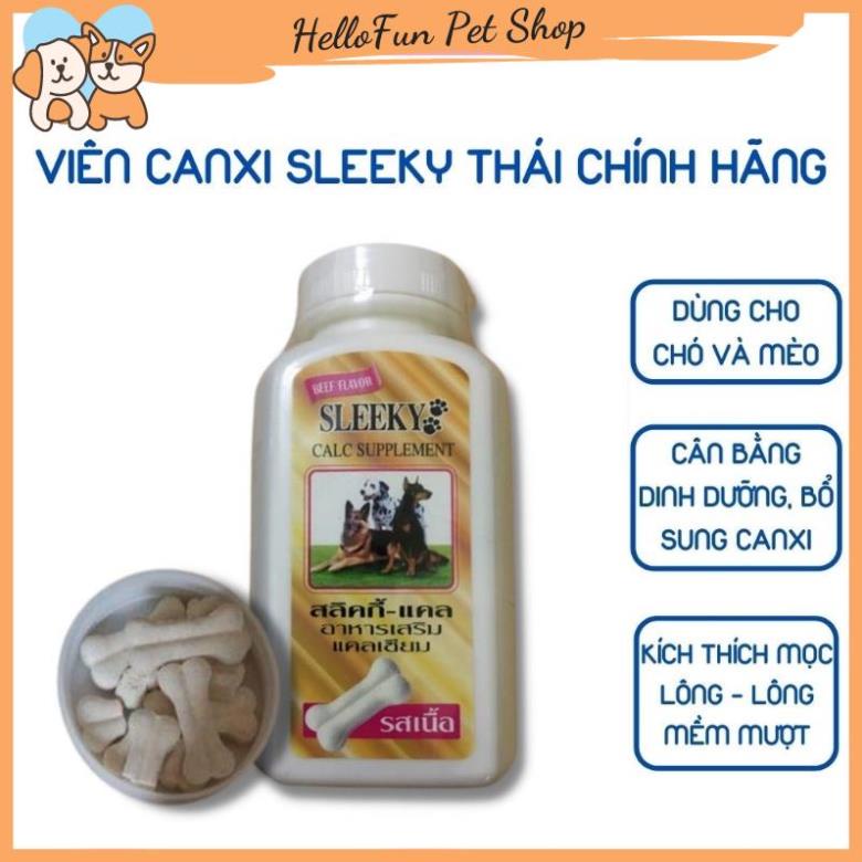 Viên canxi và vitamin cho chó mèo
