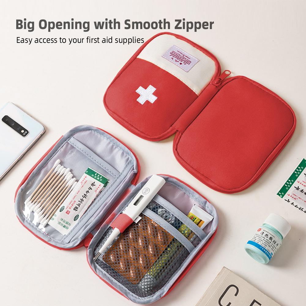 First Aid Kit Bag Empty for Home Outdoor Travel Camping Hiking Medical Storage Bag Pouch