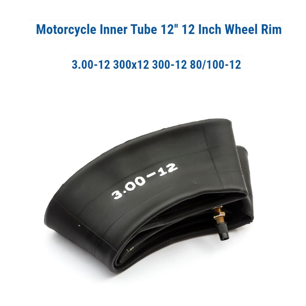 Heavy Duty Motorcycle Innertube 300x12 300-12 80/100-12 Car 12" Inner Tube