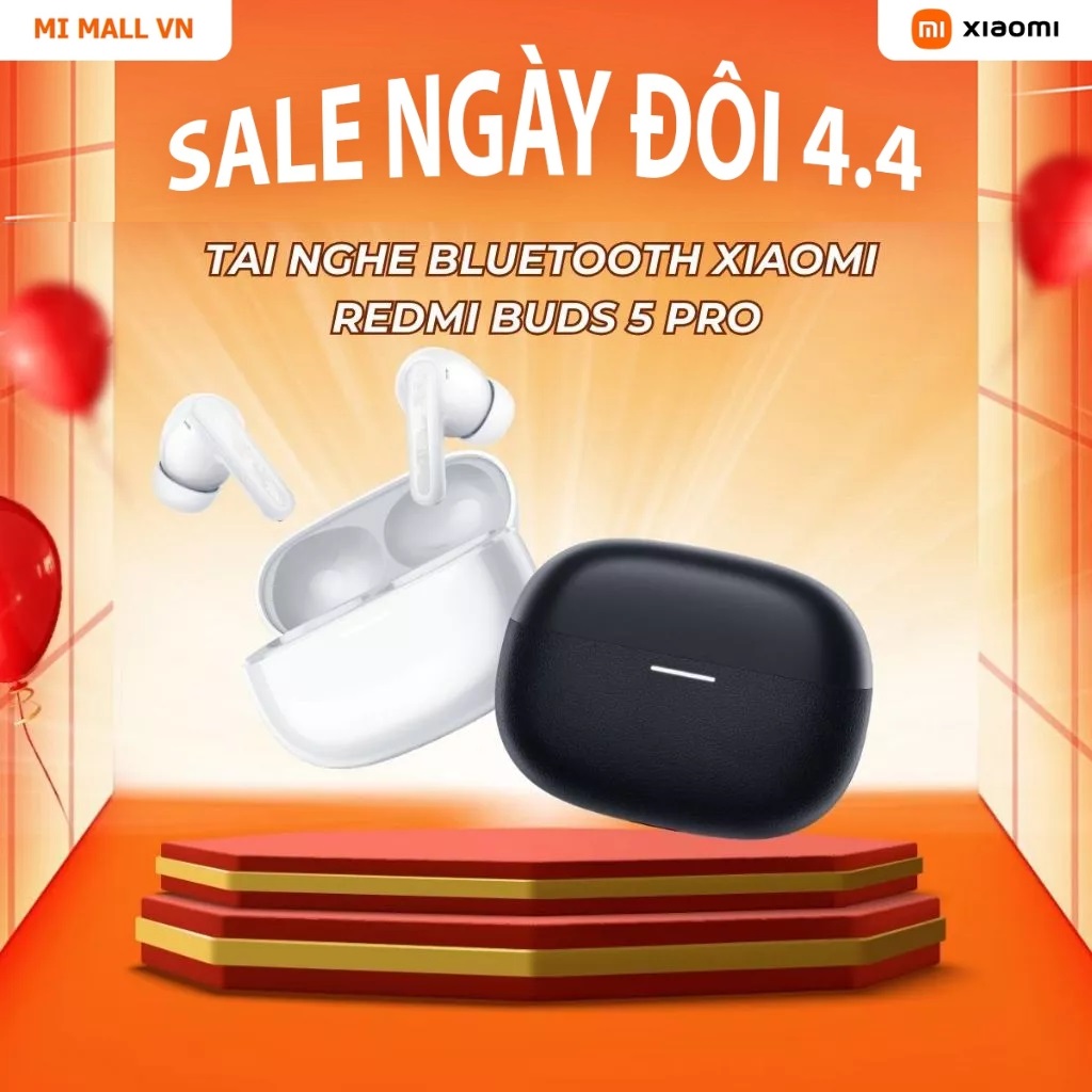 Phiên bản toàn cầu tai nghe Xiaomi Redmi Buds 5 Pro - Hàng Chính Hãng