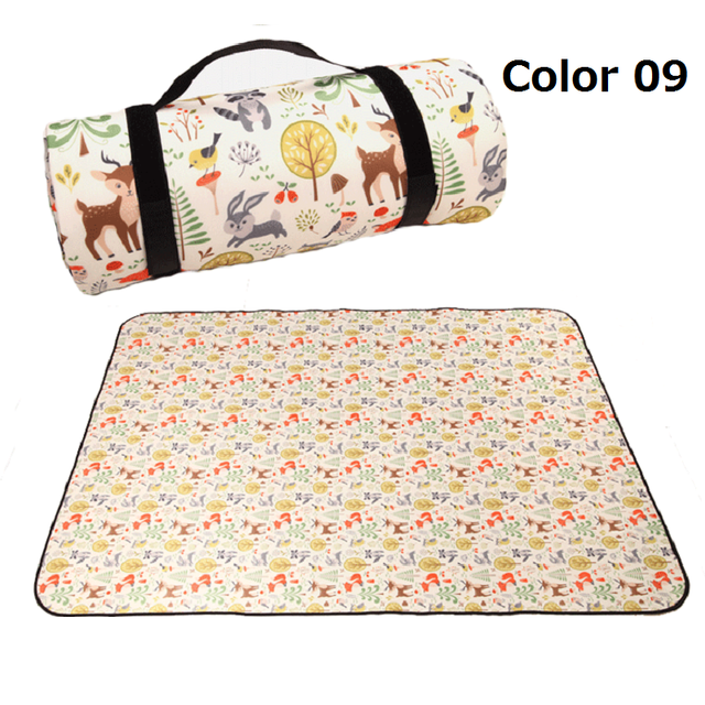 4 Kích Thước Xếp Cắm Trại Thảm Wterproof Dày Thảm Picnic Bãi Biển Miếng Lót Trẻ Em Thảm Chơi Lều Chống Ẩm Chăn