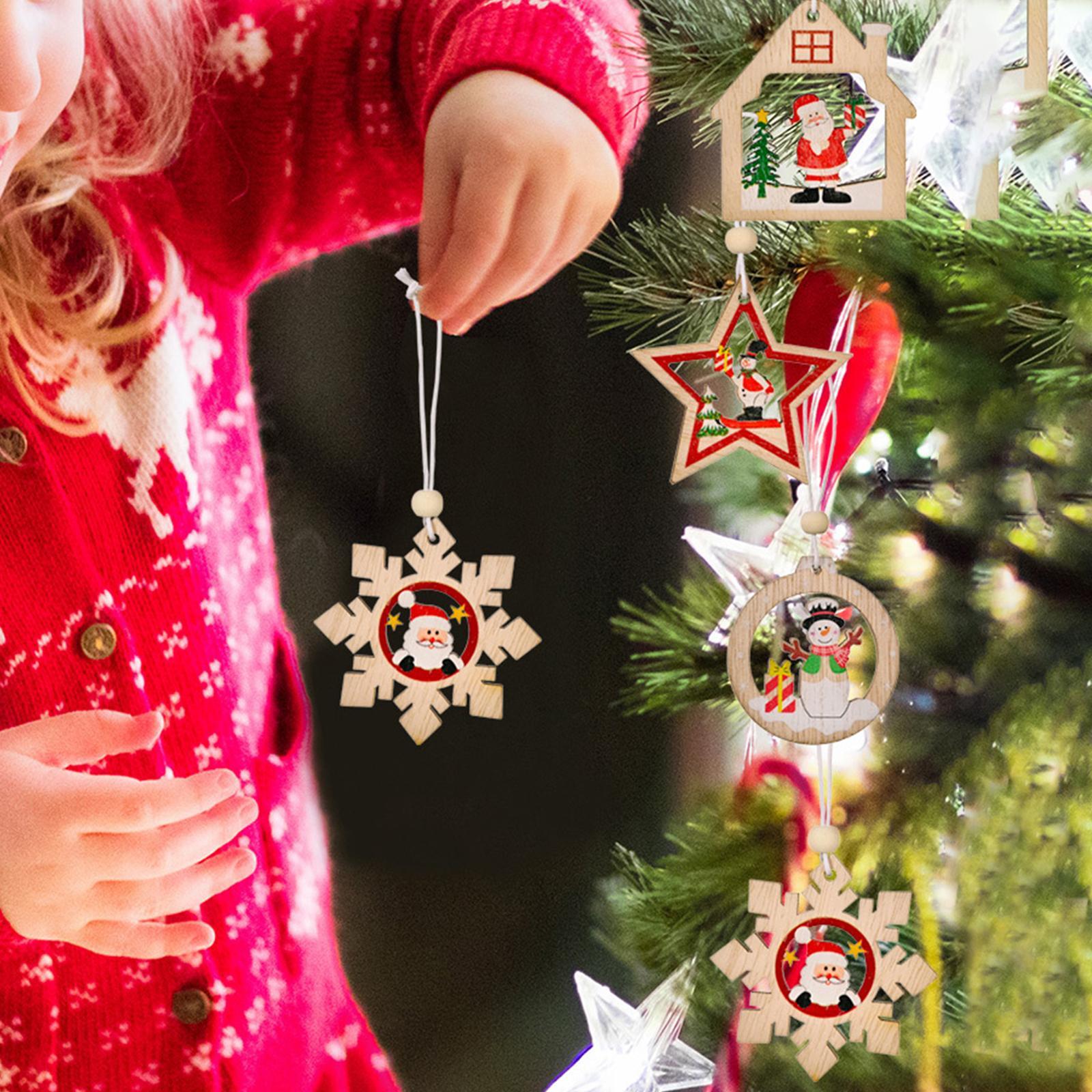 Christmas Hanging Ornaments DIY Crafts Background for Outdoor Shop