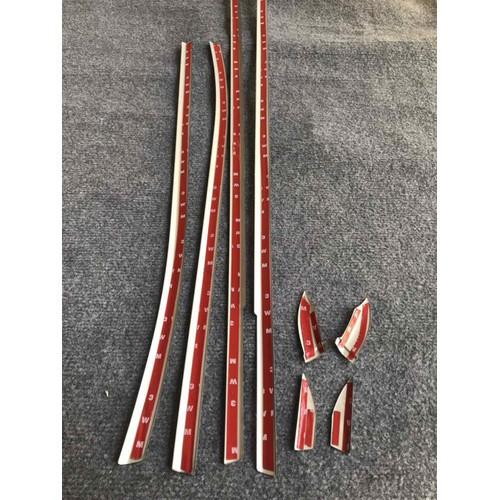 Ốp trang trí nẹp chân kính dành cho xe VINFAST FADIL inox cao cấp