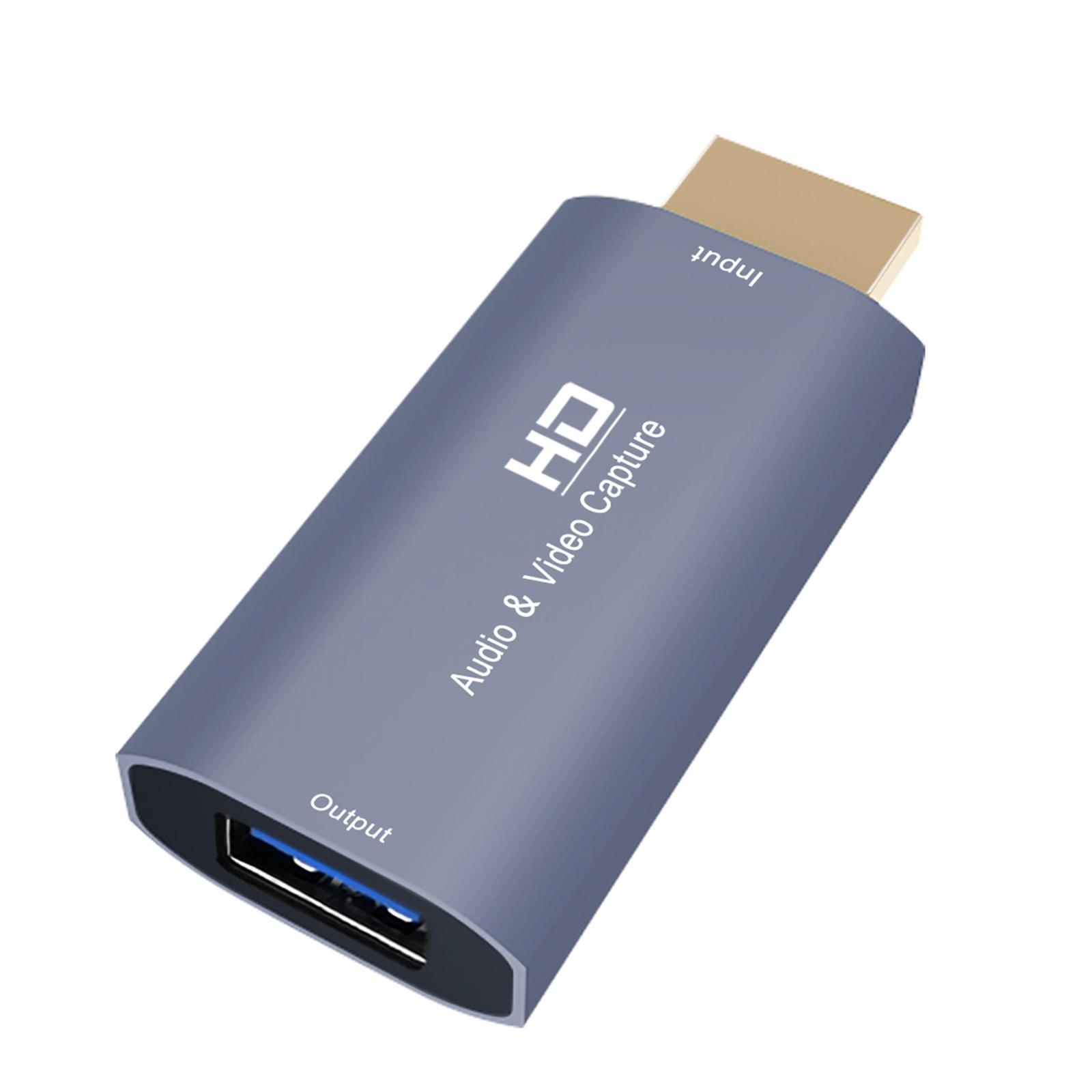 Audio Capture Cards 4K HDMI to USB HD for Gaming Streaming Live Broadcasting