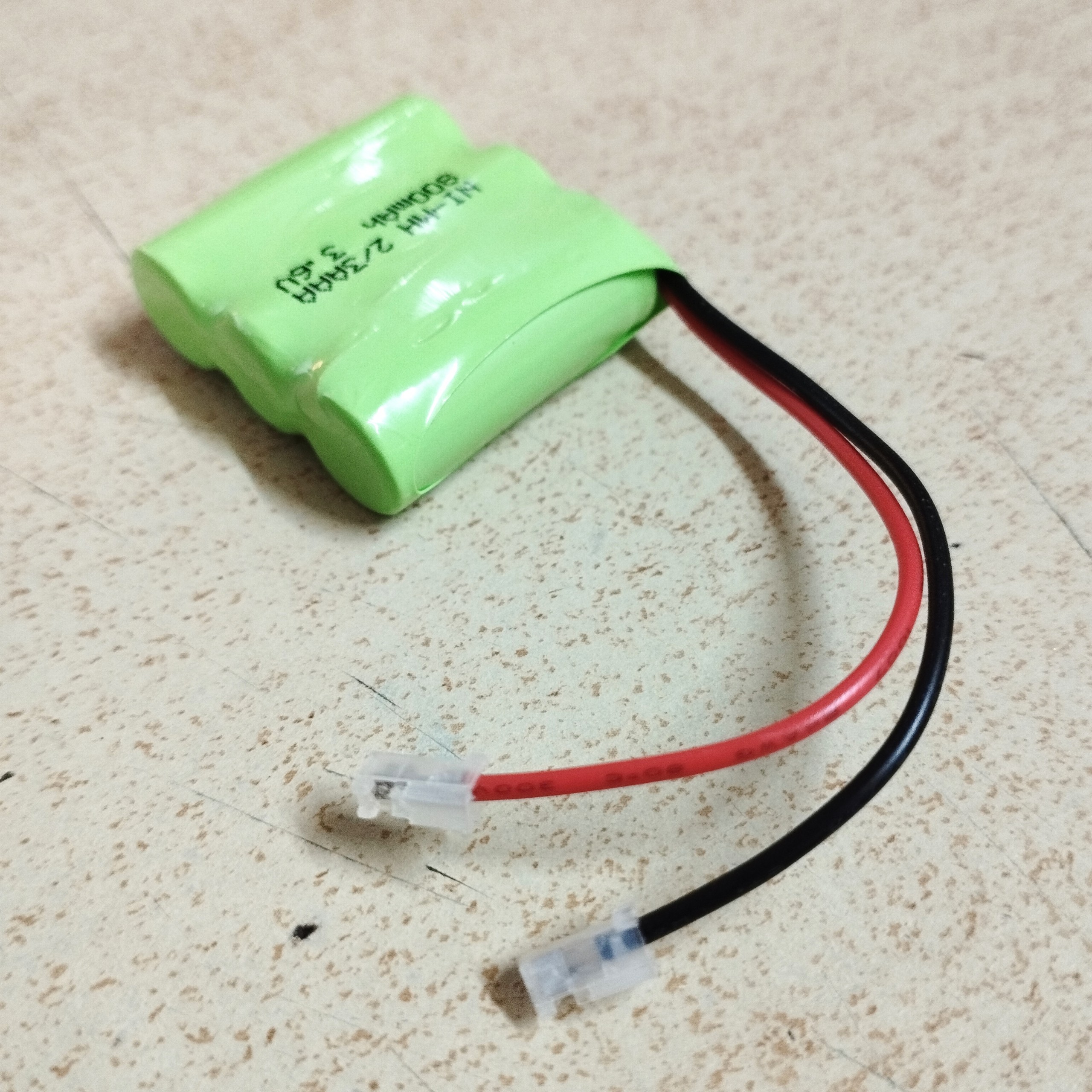 Pin sạc 3.6V dung lượng 800mAh loại ngắn 2/3AAA